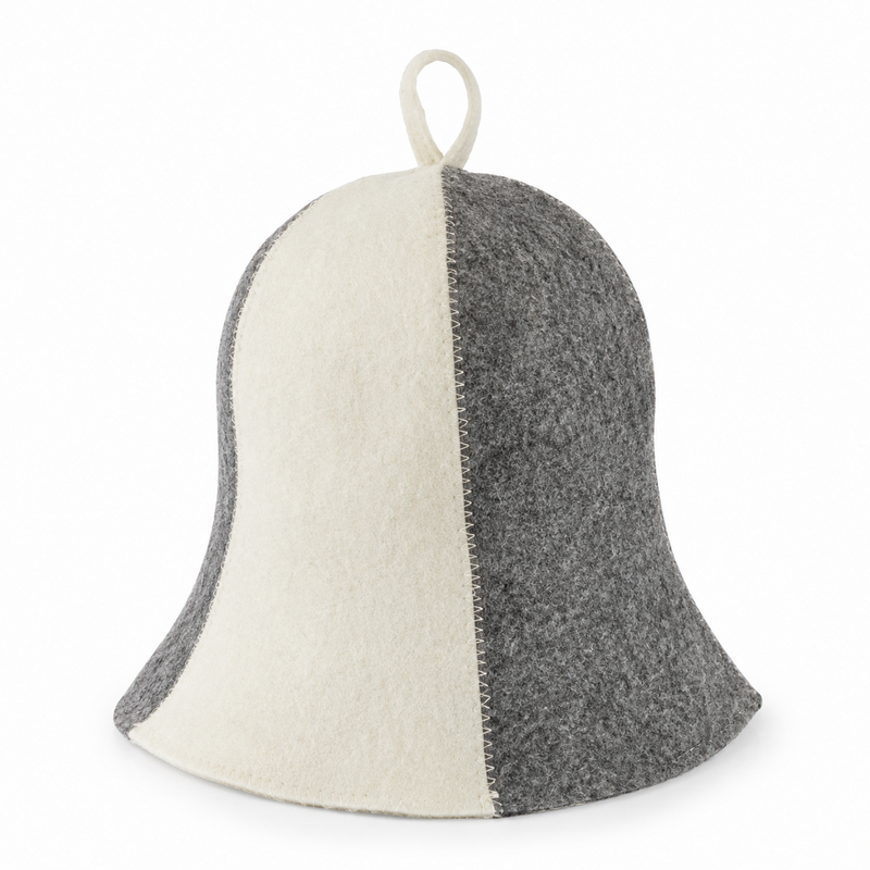 Insulated Wool Sauna Hat with Logo