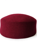 Arched hat burgundy