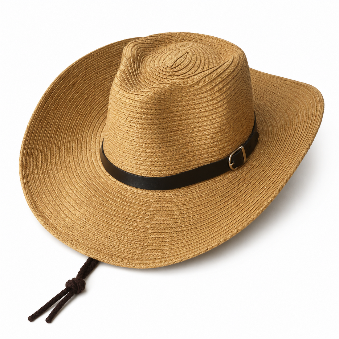 Western Cowboy Straw Hat for Family Sun Protection