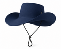 15cm foldable extra large brim   navy blue