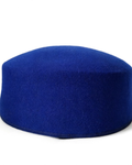 Arched hat royal blue