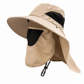Removable mask fisherman cap   khaki