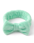 Mint green bow headband
