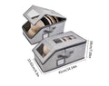 Ant pattern double window hat box