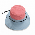 Watermelon pink and light blue