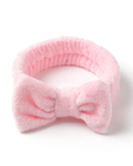 Pink bow headband