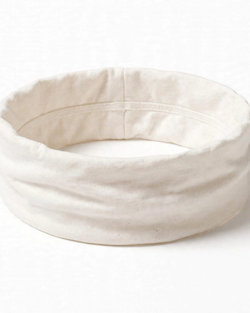 Premium Cotton Yoga Headband - Elastic Sweatband