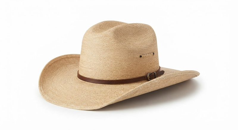 Western Rolled Brim Cowboy Sun Hat