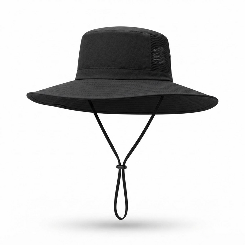 Foldable Wide-Brim Sun Hat - Quick-Dry & UPF Protection