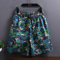 Teal jungle print