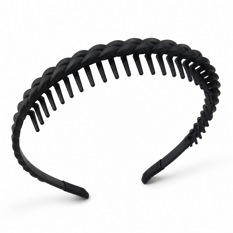 Minimalist Non-Slip Braided Headband for Fine Hair