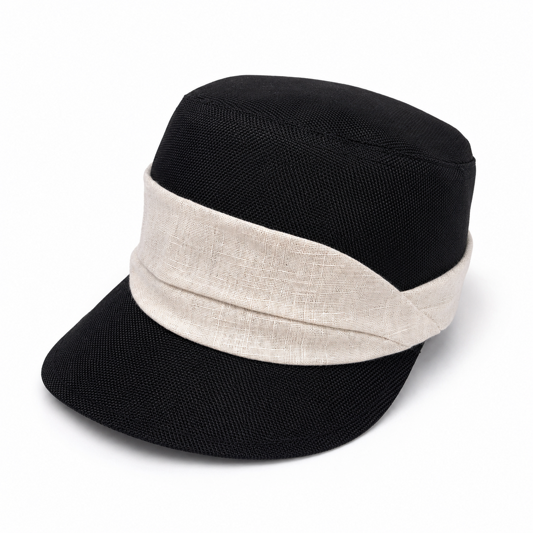 Minimalist Cotton Linen Newsboy Cap - Foldable Sun Hat