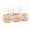 1# rabbit ears headband apricot