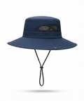 Lightweight double mesh] navy blue