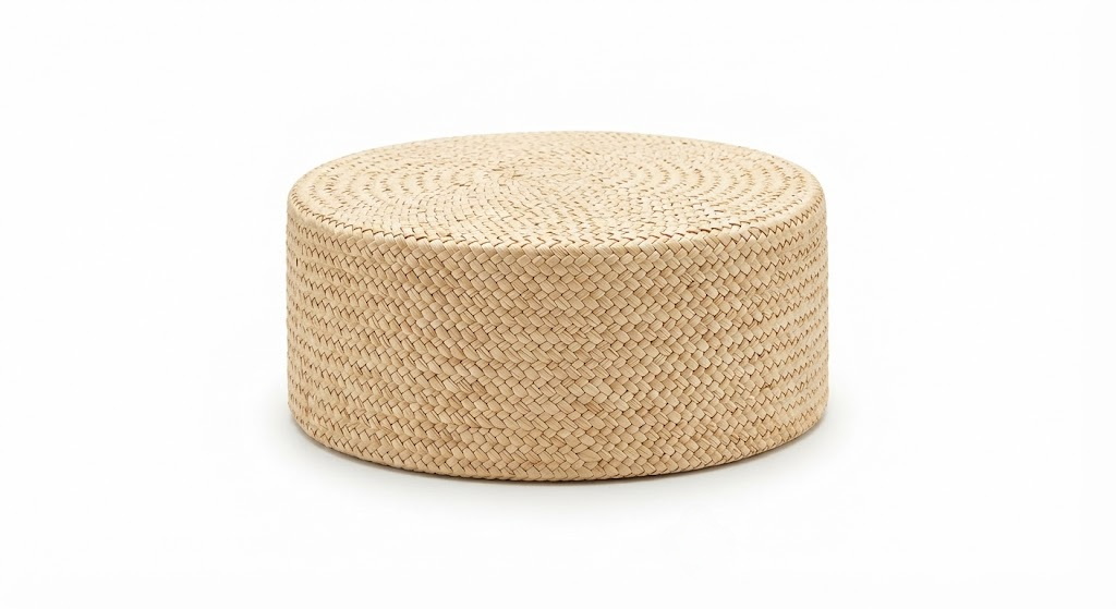 Handcrafted Raffia Straw Pillbox Hat