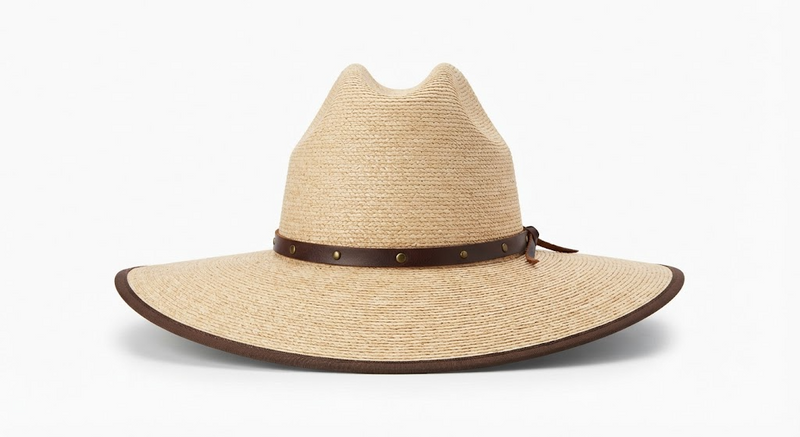 Retro Wide-Brim Cowboy Hat for Sun Protection