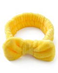 Yellow bow headband