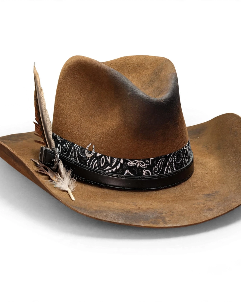 Vintage Wool Felt Cowboy Hat