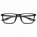 Glossy black frame with gray temples   anti blue light