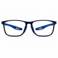 Dark blue frame with blue temples   anti blue light