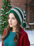 Green, white stripes