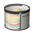 Cylindrical hat bag   gray