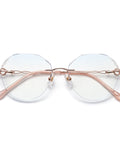 Clear blue light blocking lenses for near and far vision