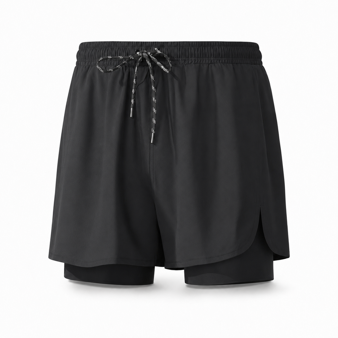 Men's Plus Size Swim Trunks with Compression Liner