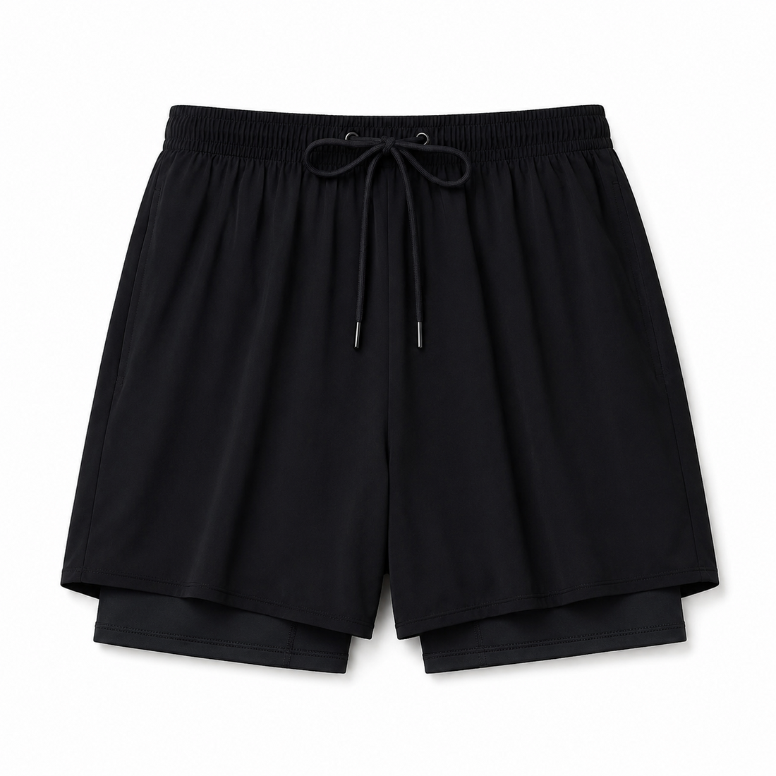Men's Quick-Dry Swim Trunks Set with Built-In Liner