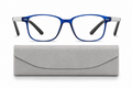 Blue frame with silver