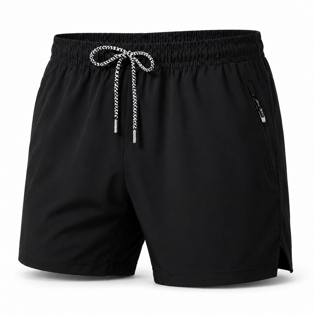 Quick-Dry Elastic Swim Shorts