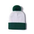 White + green