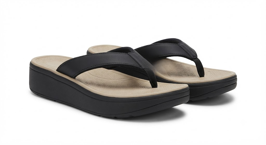 Women's Thick-Soled Platform Flip Flops