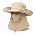 Wide brim cowboy hat   khaki