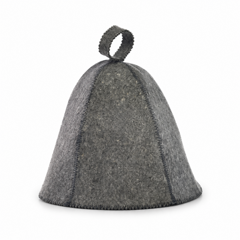 Premium Wool Sauna & Shower Hat