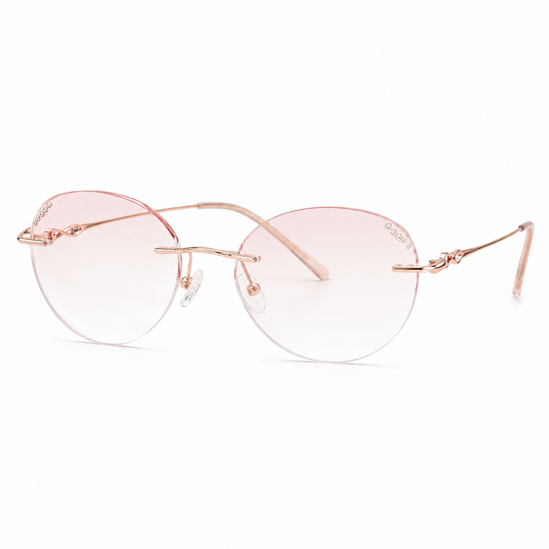 Frameless Dual-Focus Reading Glasses for Women