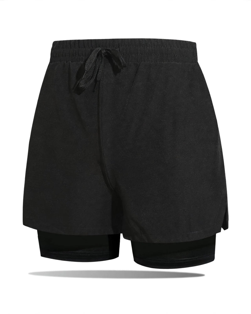 Men's Quick-Dry Swim Trunks with Boxer Liner