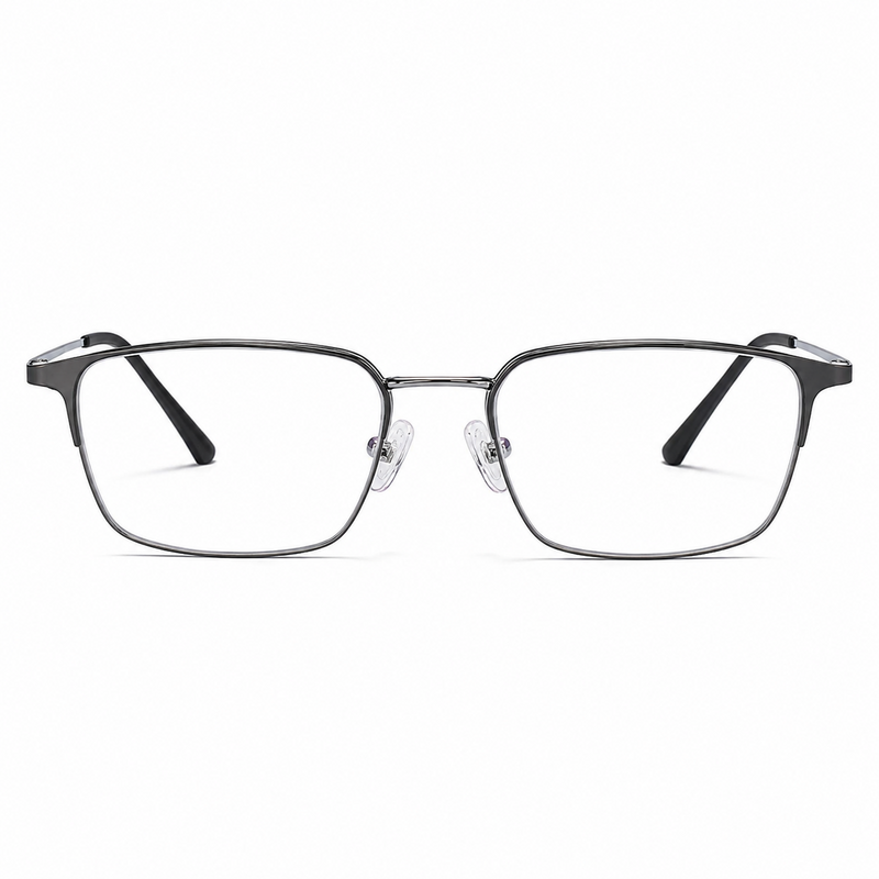 Progressive Titanium Reading Glasses with Blue Light Filtering