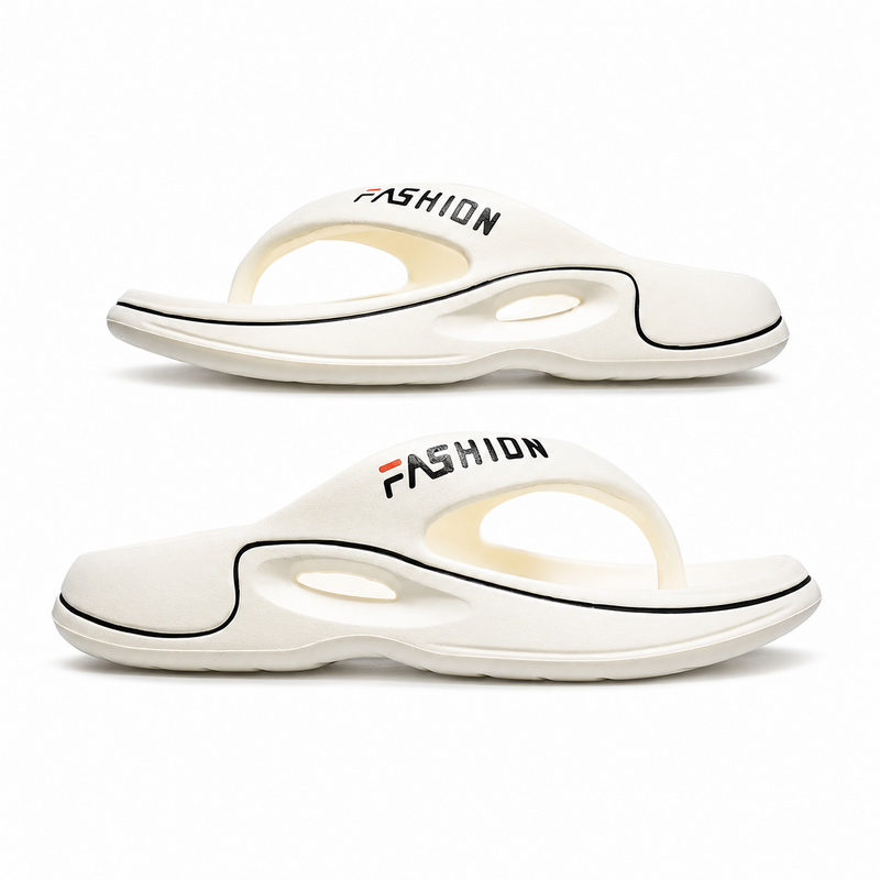 Premium Men's Flip-Flops - Soft Sole Beach Sandals