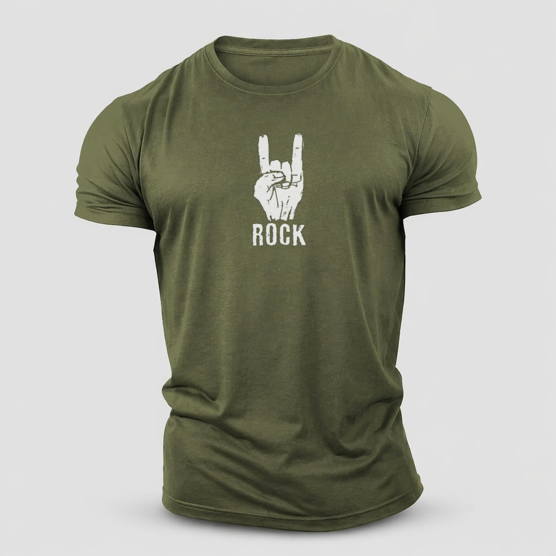 Hand Horn Rock N Roll Cotton T-Shirt