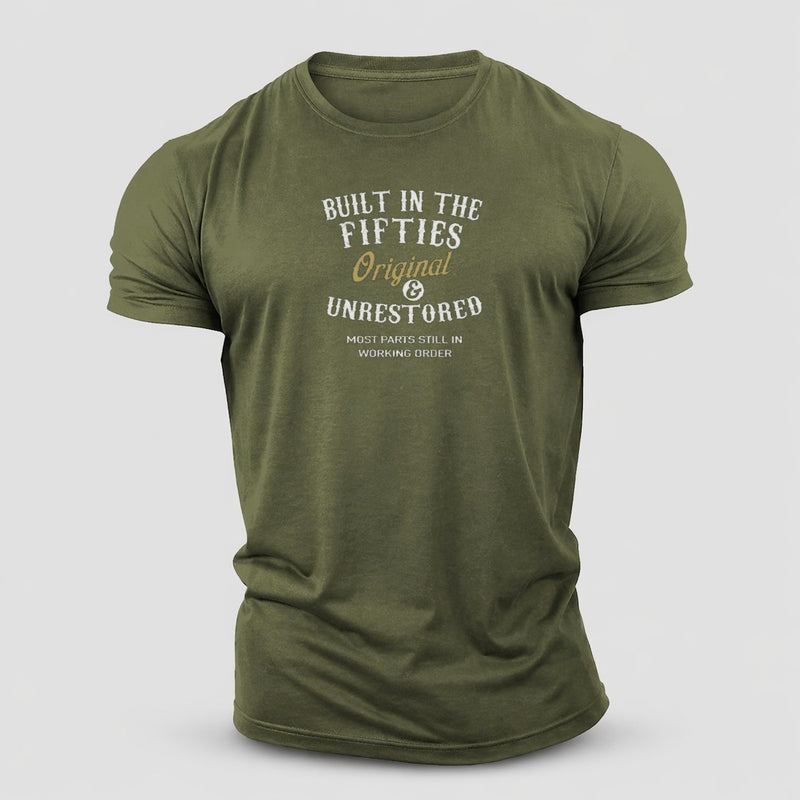 Built In The Fifties Original Unrestored Most Parts Still In Working Order Cotton T-Shirt