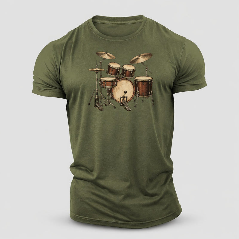 Drum Kit Cotton T-Shirt