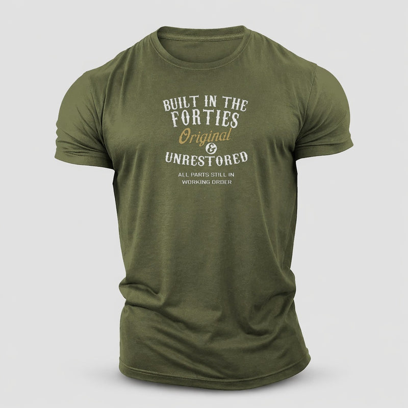 Built In The Forties Orignal Unrestored All Parts Still In Working Order Cotton T-Shirt