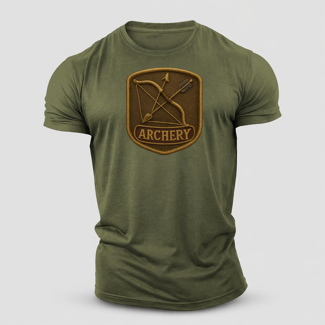 Bow And Arrow Crossed Archery Enthusiast Cotton T-Shirt