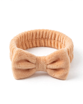 Apricot bow headband
