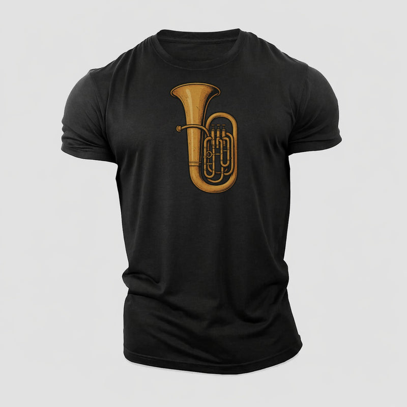 Tuba With Large Brass Bell Cotton T-Shirt