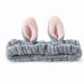 1# rabbit ears headband gray