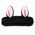 1# rabbit ears headband black