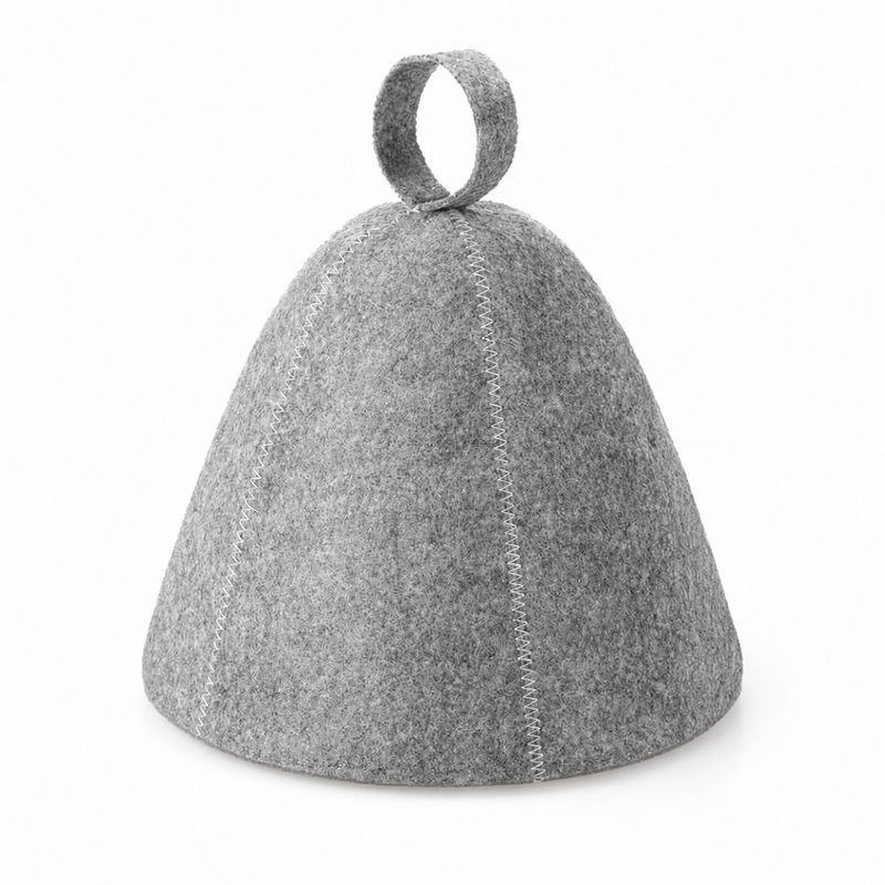Water-Absorbent Shower and Sauna Caps - Gray, White, Black