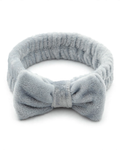 Gray bow headband